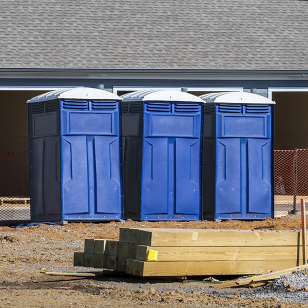 what is the maximum capacity for a single porta potty in Sutton NH